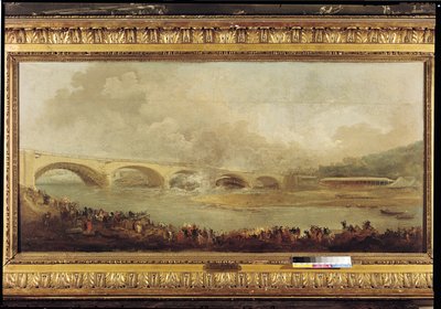 Inauguración del Puente de Neuilly, 1772 de Hubert Robert